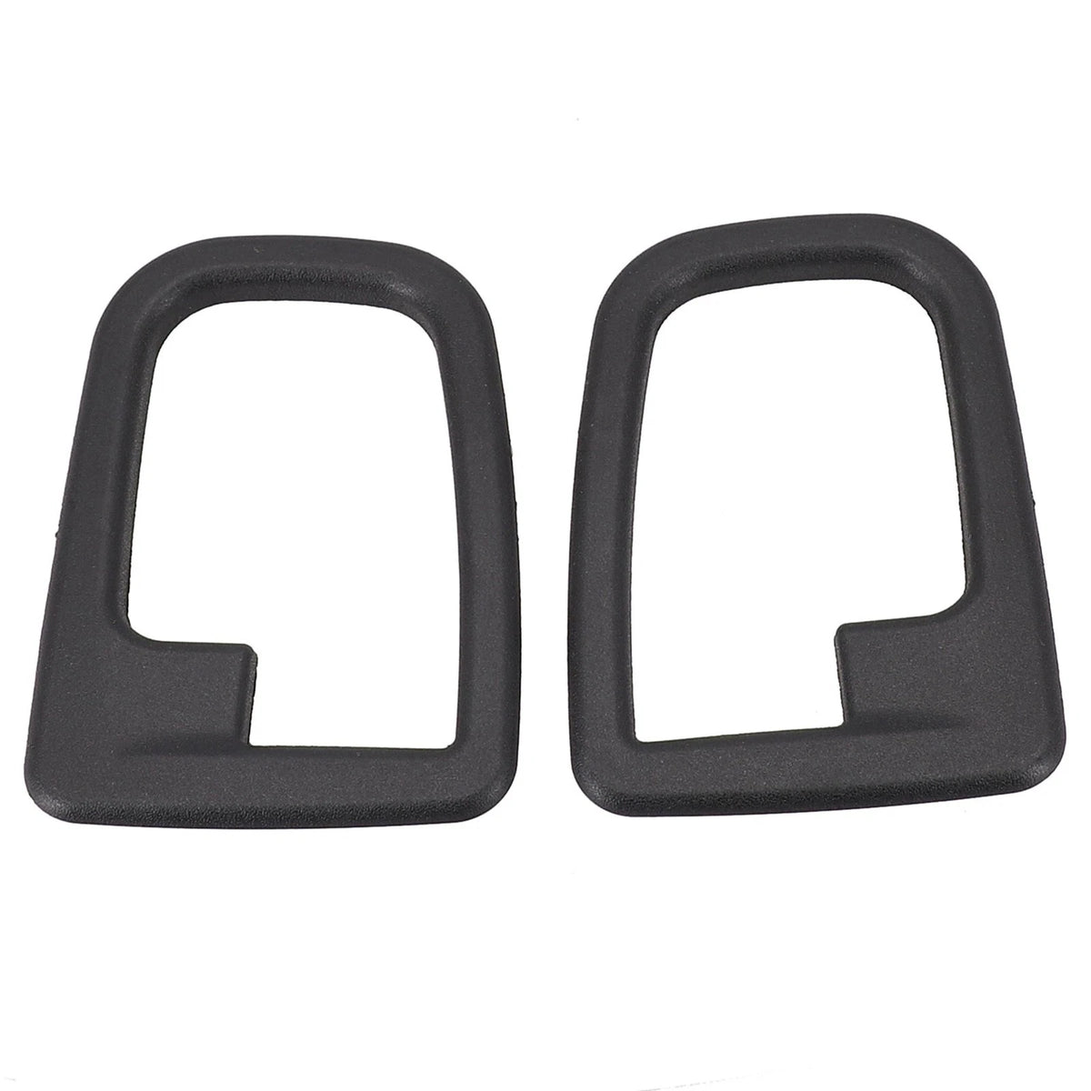 Pair ABS Interior Door Handle Covers for BMW (2000–2006) Black