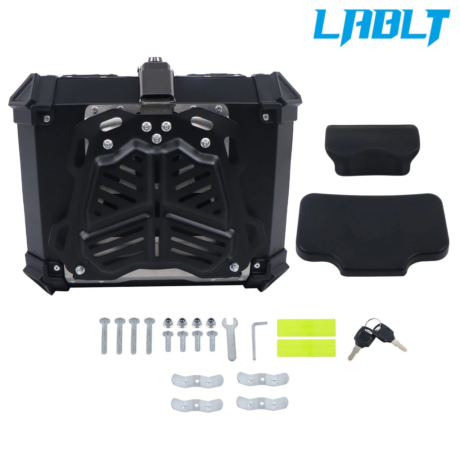 LABLT 45L Motorcycle Top Box for Motorcycle (Waterproof, Safety Lock)