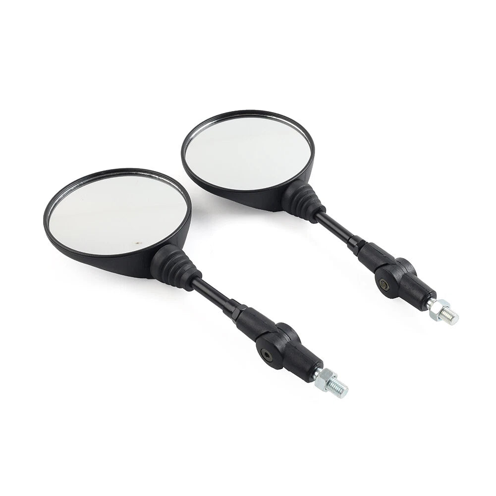 Universal Motorcycle Side Rear Rearview Mirrors Folding Mirror 10mm Dirtbike