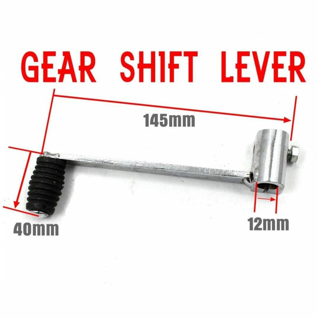Chrome Gear Shift Lever for 125cc 50cc 70cc 110cc Motorbike (Pit Pro)