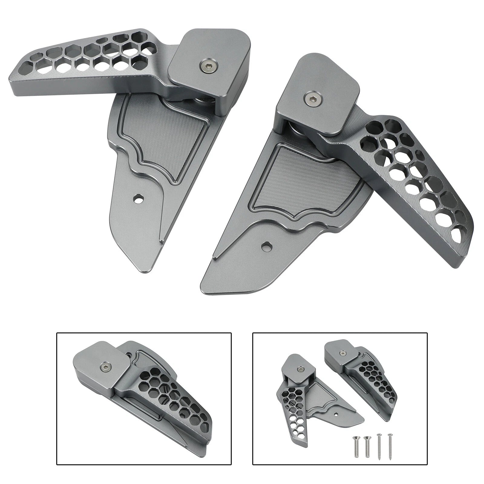Rear Footrests Foot Pegs for Vespa Primavera/Sprint 125 150 (2017–2020)
