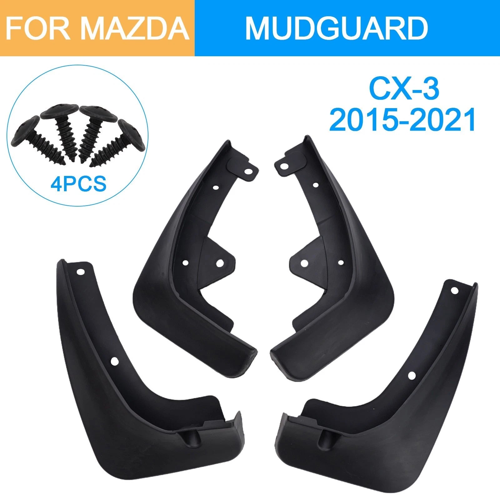Mud Flaps for Mazda CX-3 (2015–2021)