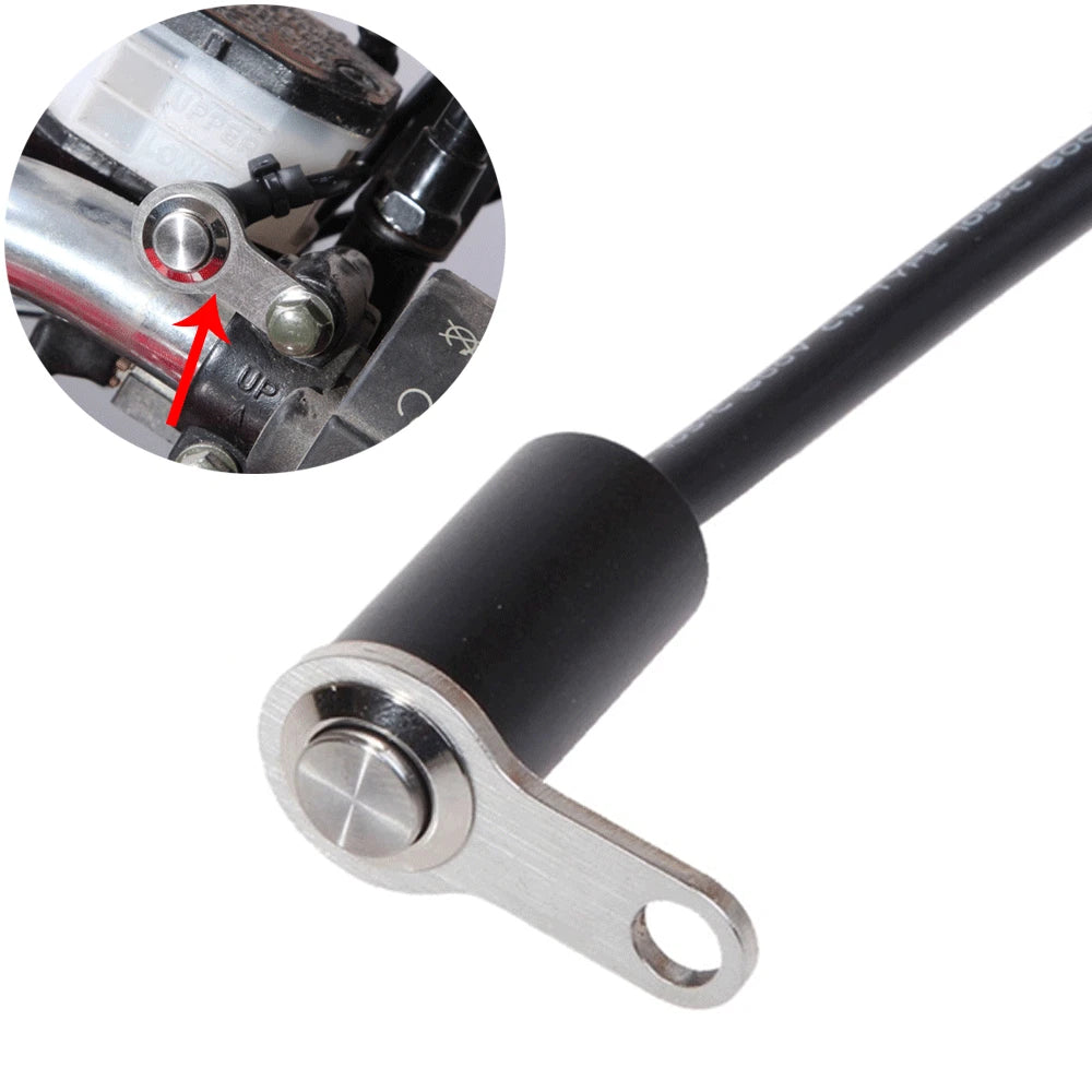 12V Motorcycle Switch Self-return Reset Button For Horn Engine Power Start Kill