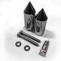 Chrome Spike Frame Slider Protector for Yamaha YZF 600R Thundercat (1996–2007)