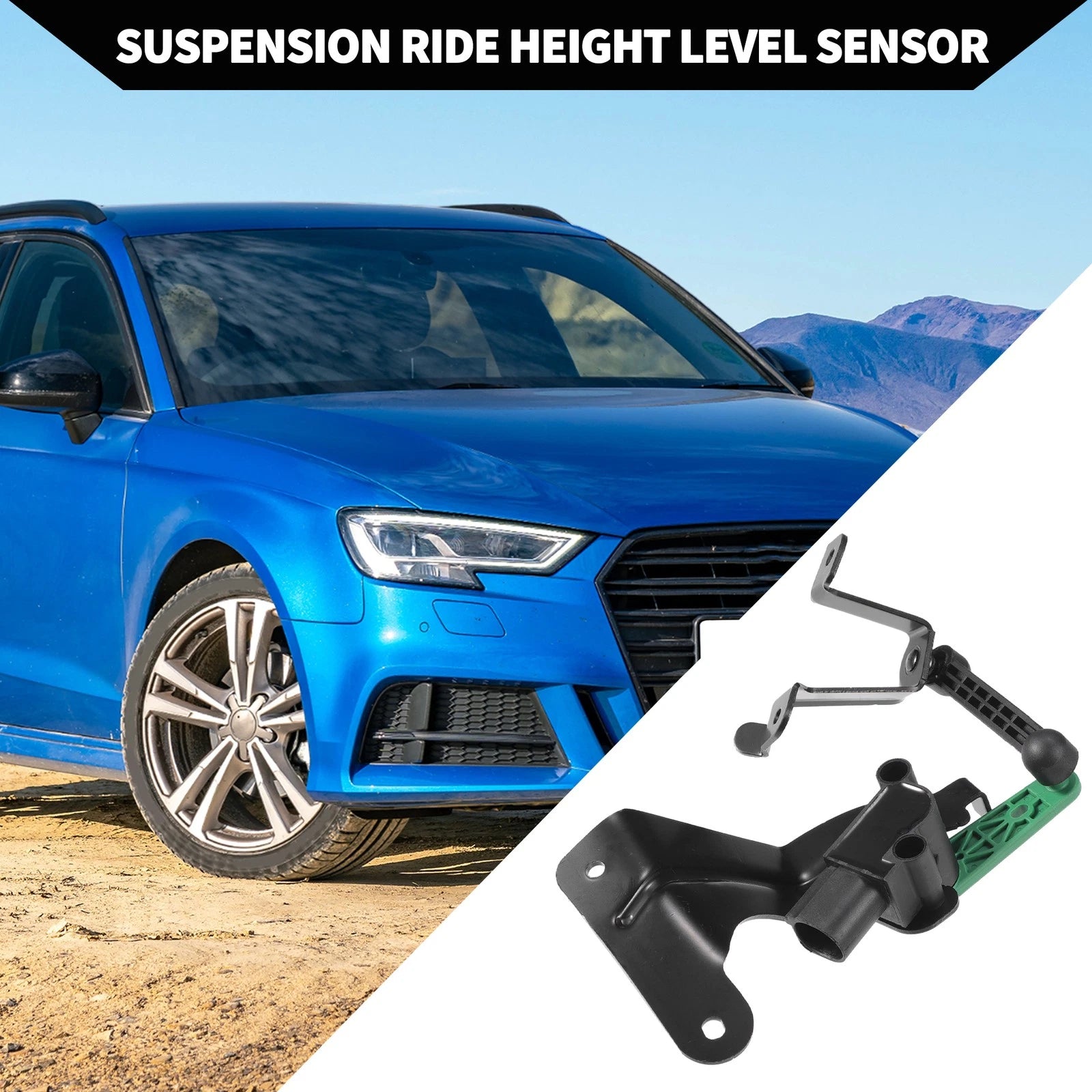 Suspension Ride Height Level Sensor Rear Left for Audi A3 (2015–2020)