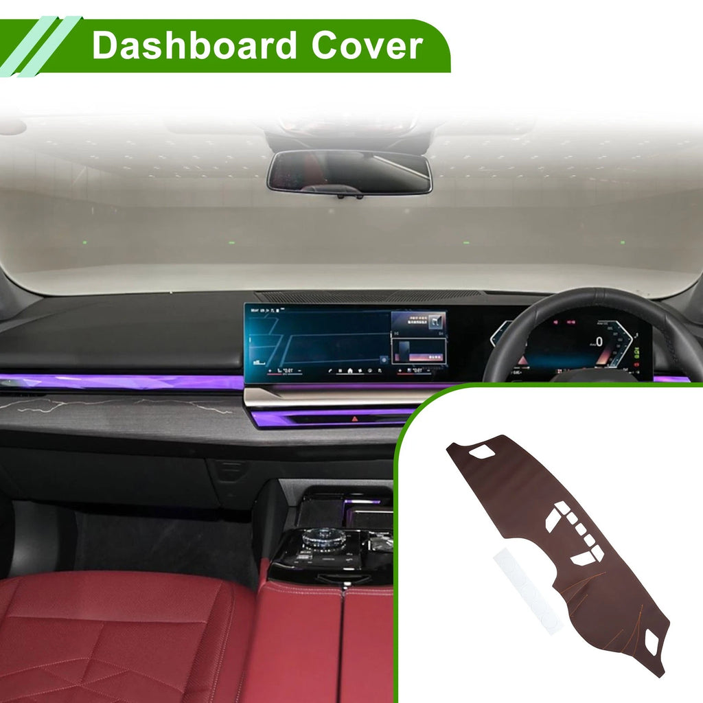 Dashboard Cover Mat for BMW X1 2016–2019 Dash Cover Carpet Brown