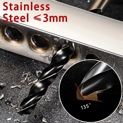 3pcs 1/4 Inch Hex Shank Drill Bits for Household Maintenance (N/A)