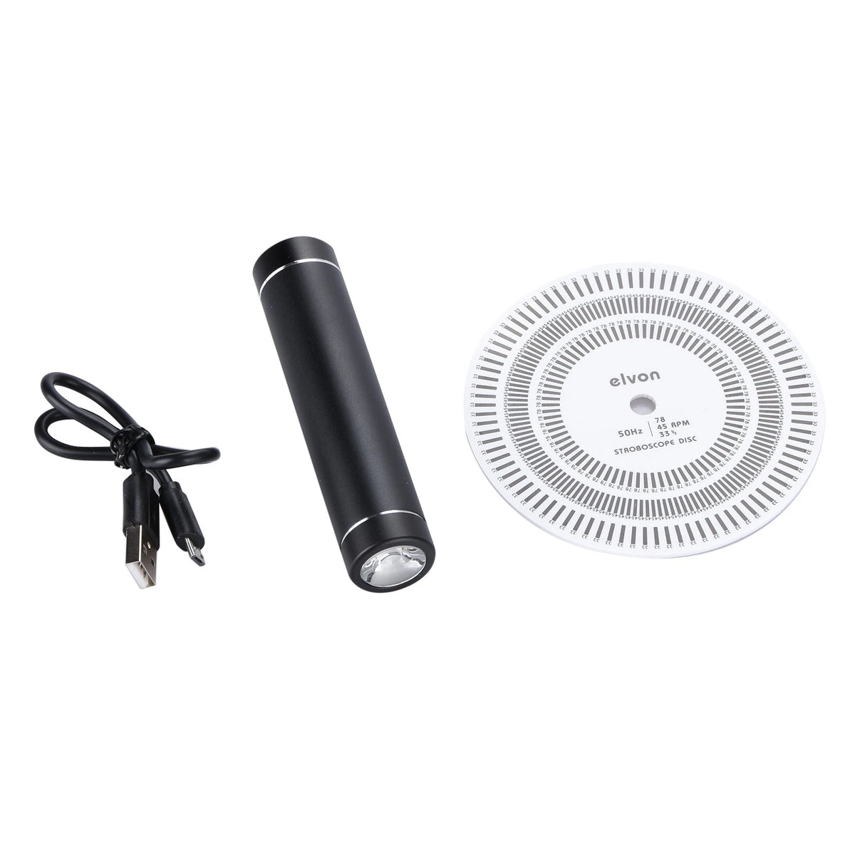 Strobe Light & Tachometer Disc Tester Tool for Turntable LP Record