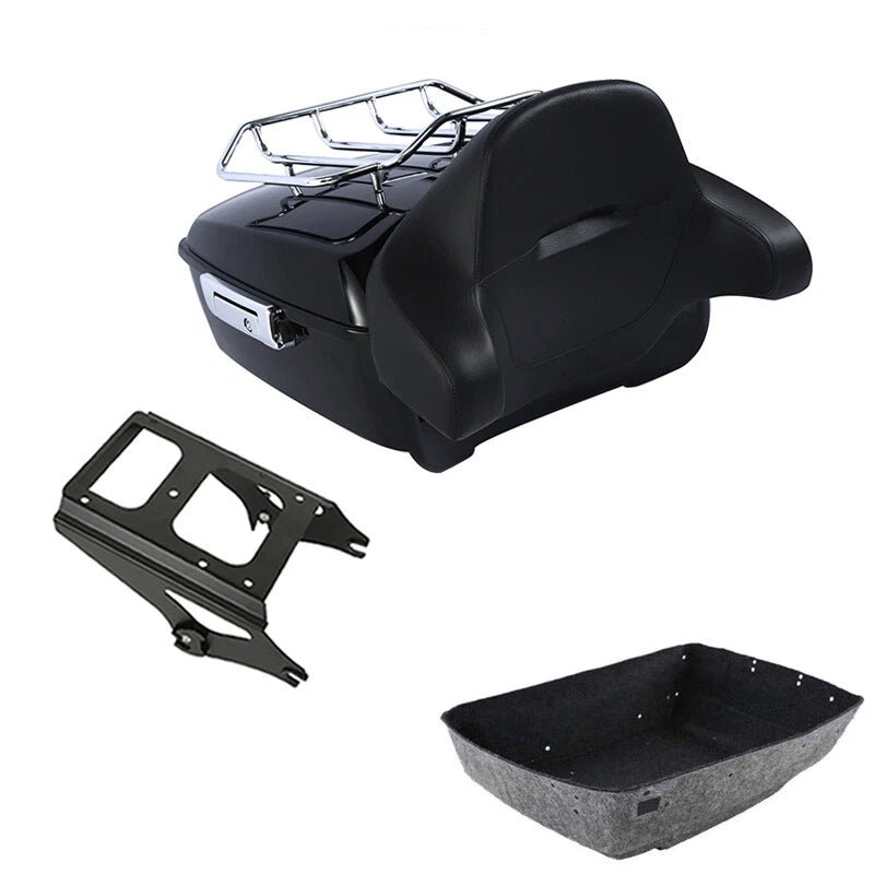 Trunk Backrest Rack Mount for Harley Touring Glide (2009–2013)