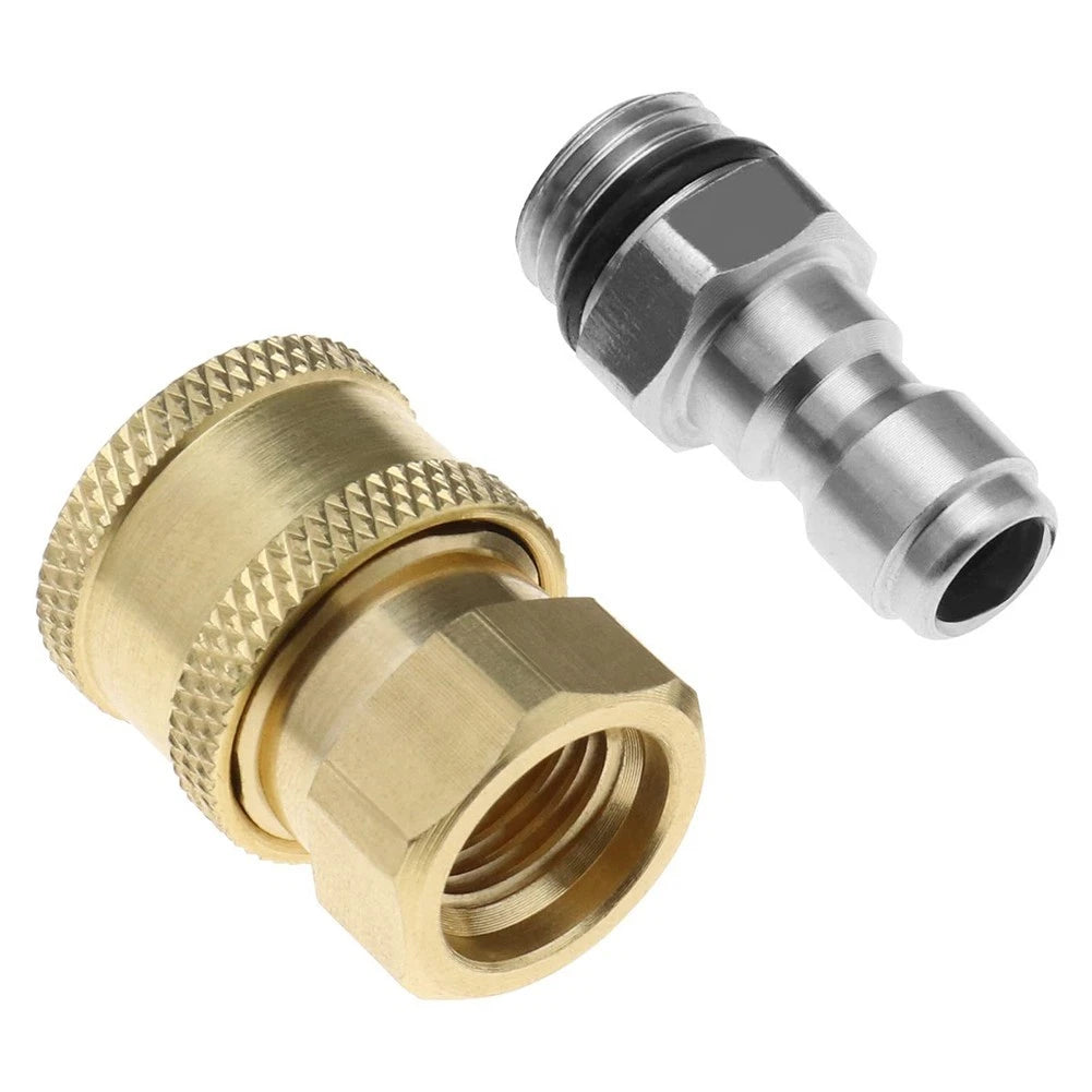Quick Release Pressure Washer Adapter Coupler Connector 14 for M14 1 5