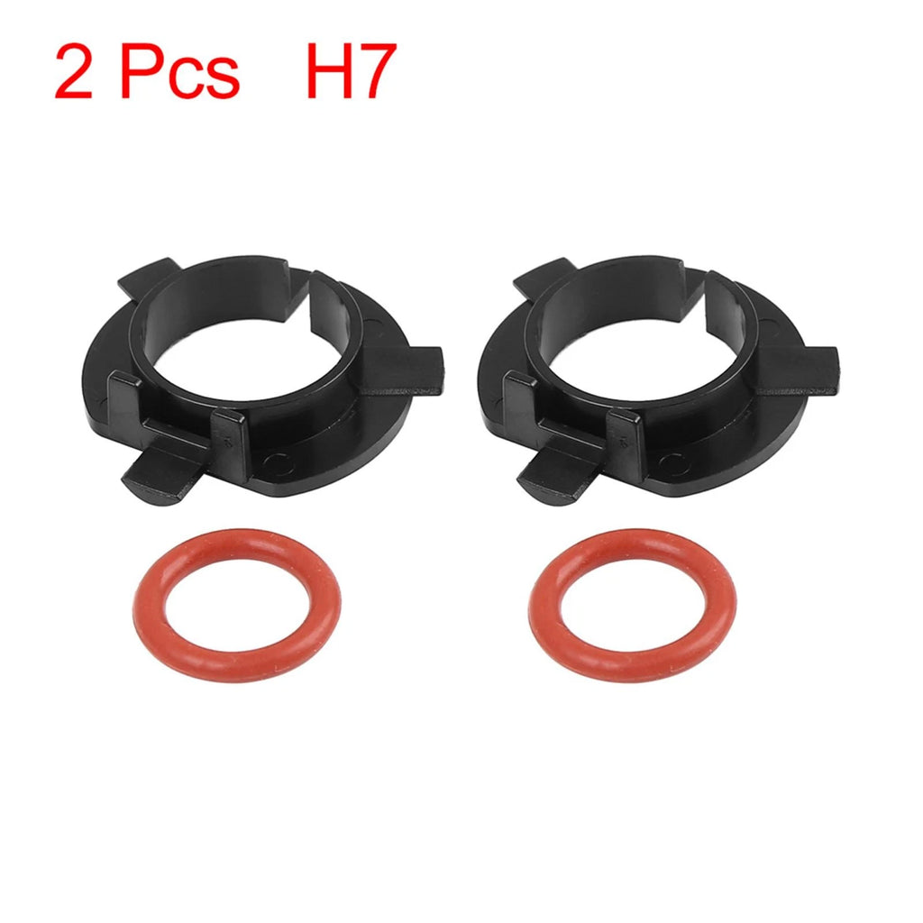 H7 LED Headlight Adapter Bulb Retainer Holder for Hyundai Santafe (2pcs) (2010–2015)