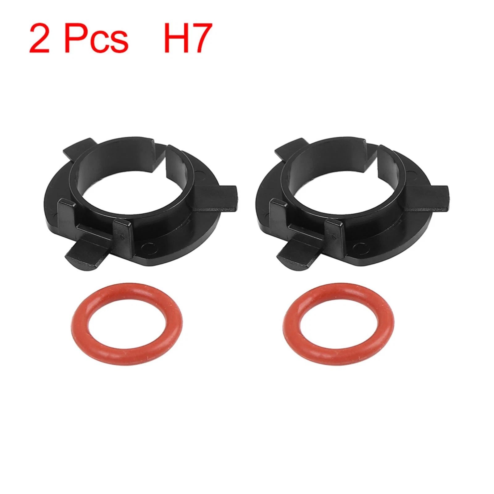H7 LED Headlight Adapter Bulb Retainer Holder for Hyundai Santafe (2pcs) (2010–2015)