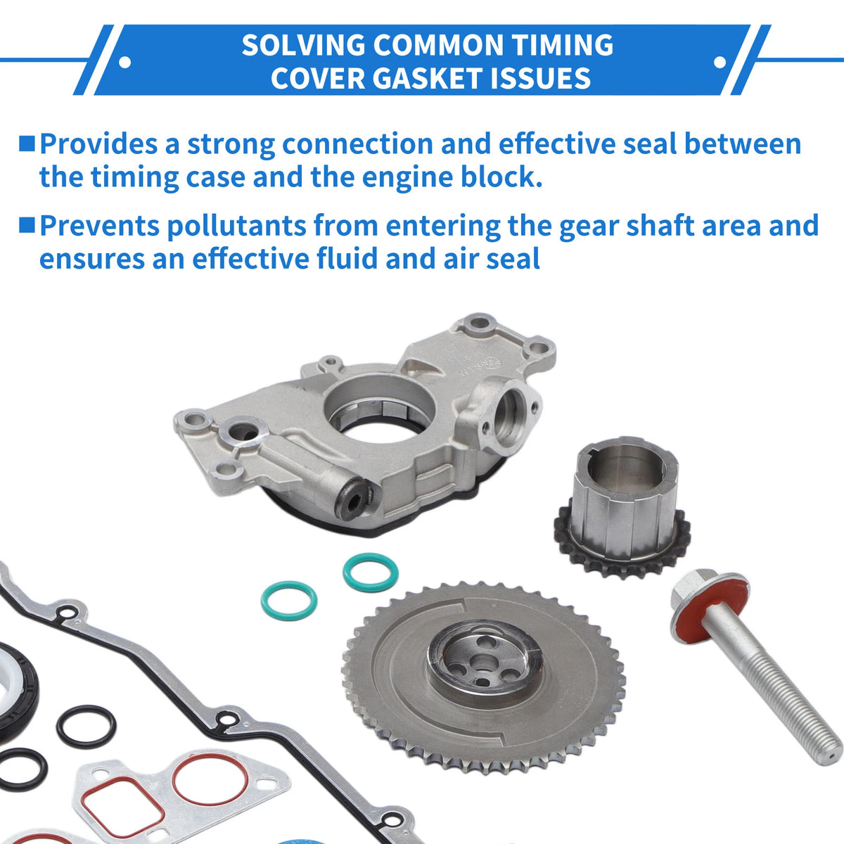 Oil Pump Timing Chain Kit for Cadillac Escalade (2002–2006) 5.3L 6.0L