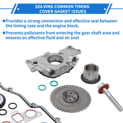 Oil Pump Timing Chain Kit for Cadillac Escalade (2002–2006) 5.3L 6.0L