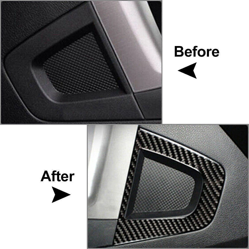 Carbon Fiber Console Speaker Frame Trim for Subaru Forester (2013–2018)