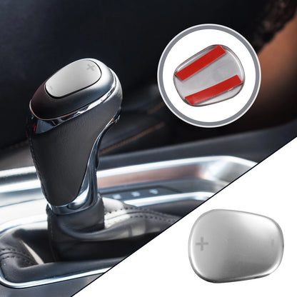 Gear Shift Knob Cover Replacement for Chevrolet Equinox (2018–2020) Silver