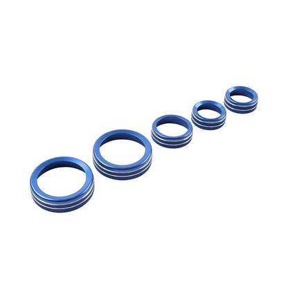 AC Headlight Radio Switch Knob Ring for Ford Maverick (2022–2023) Blue