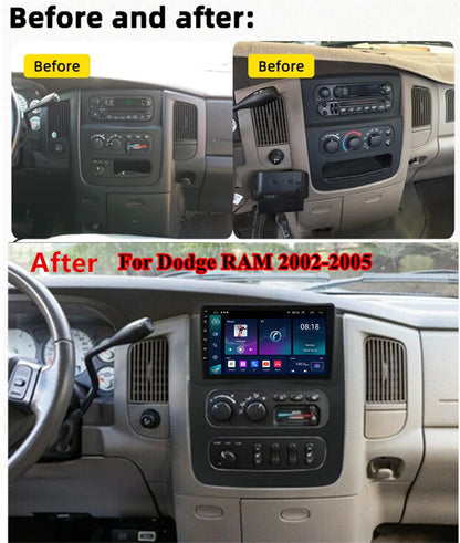 9" Android 12 Head Unit GPS for Dodge Ram 1500 2500 3500 (2002–2005)
