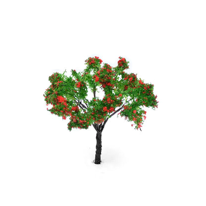20x Flower Model Tree Miniature Garden Plants Sand Table Decor HO OO Scale 6.5cm