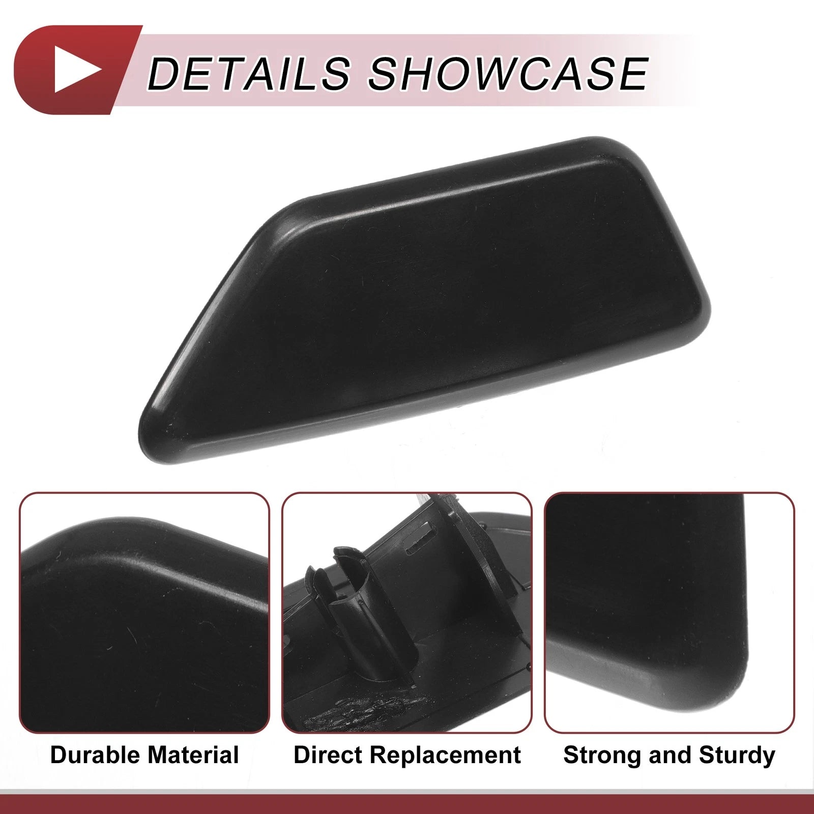 Front Left Washer Nozzle Cover Cap for Subaru Legacy (2010–2014) Unpainted