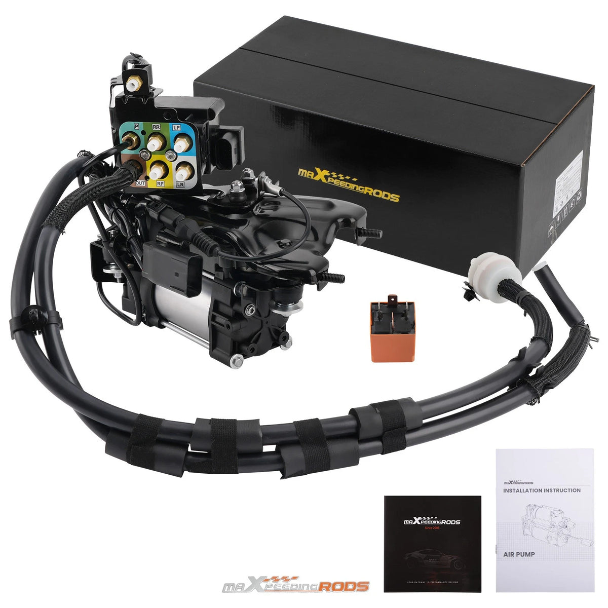 Air Suspension Compressor w/ Bracket for Jeep Grand Cherokee WK2 (2011–2020) 68232648