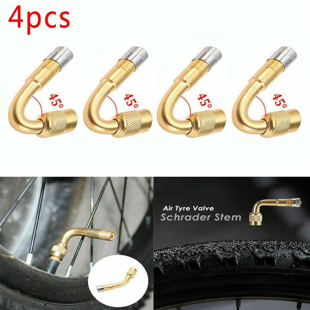 Car Tire Valve Extension Brass Adaptor for Universal Fit