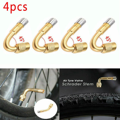 Car Tire Valve Extension Brass Adaptor for Universal Fit