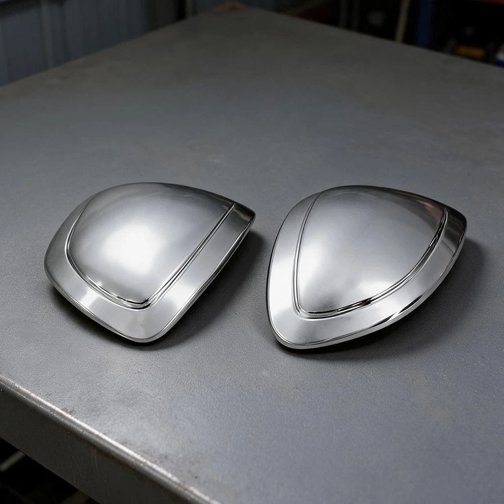 Set of 2 Chrome Mirror Covers for Chevy GMC (1999–2006)