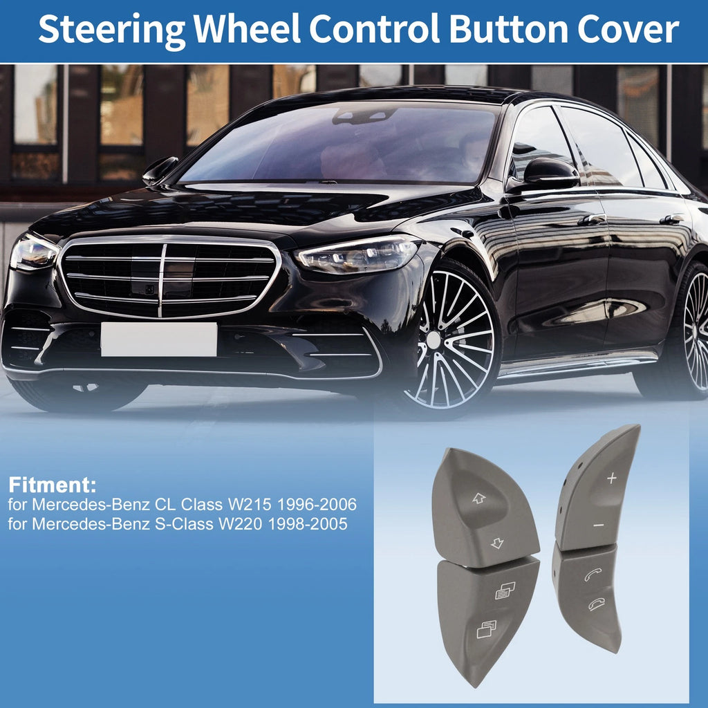 Steering Wheel Buttons Replacement for Mercedes-Benz CL Class (1996–2006) Left Right