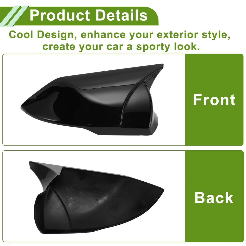 Left Right Side Mirror Cover Caps Replacement Set for Hyundai Elantra (2021–2024)