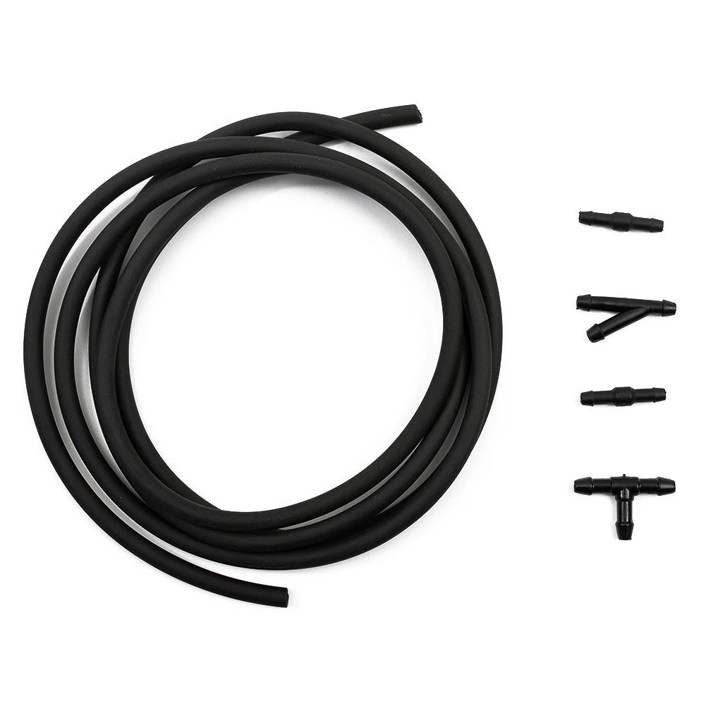 Hose Connectors Set for Windshield (ABS Plastic + Rubber)
