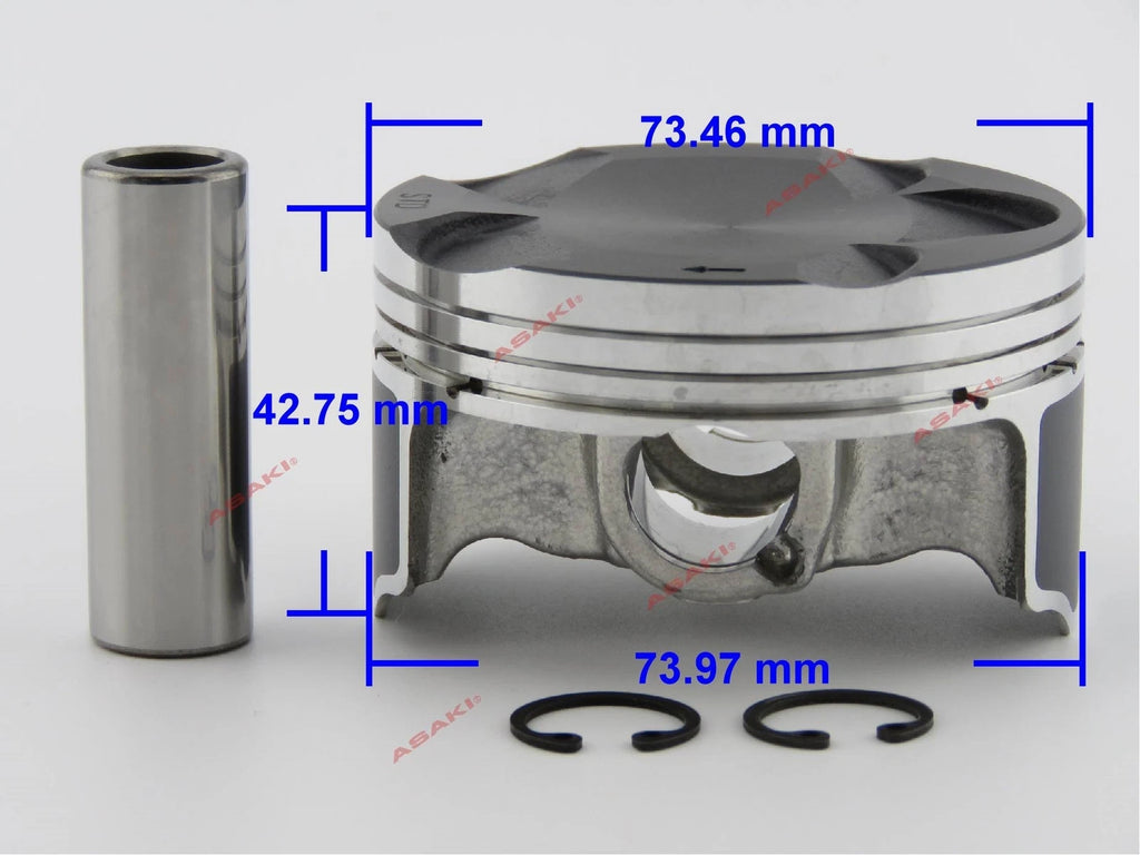 Piston Kit for Yamaha PWC FX140 SR230 (60E-11631-00 STD)