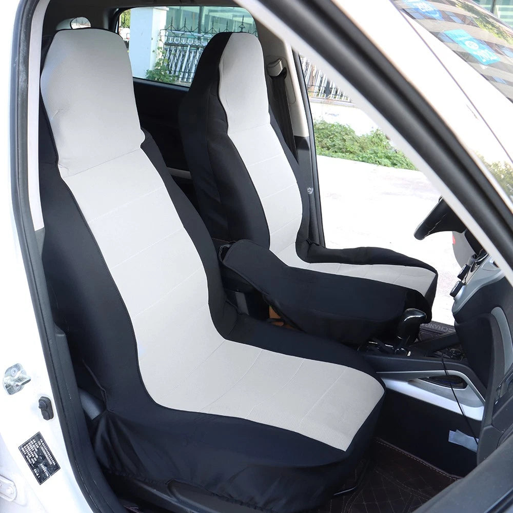 Car Seat Covers for Ford Ranger (1998–2003) 60/40 Black/Silver High Back