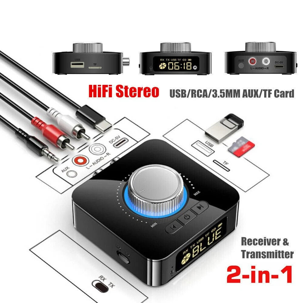 Digital Bluetooth Receiver Transmitter Audio Adapter for Car (2010–2023)