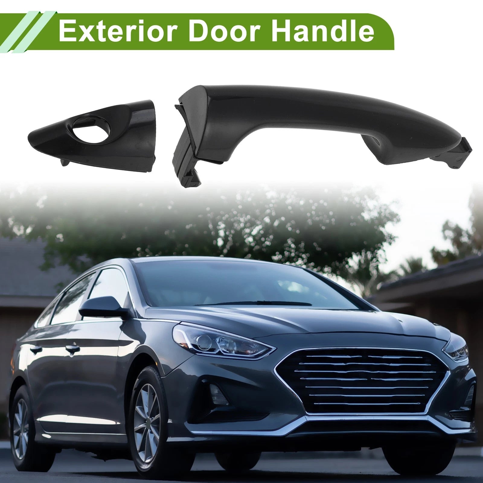 Exterior Door Handle Replacement Front Left for Hyundai Accent (2012–2017)