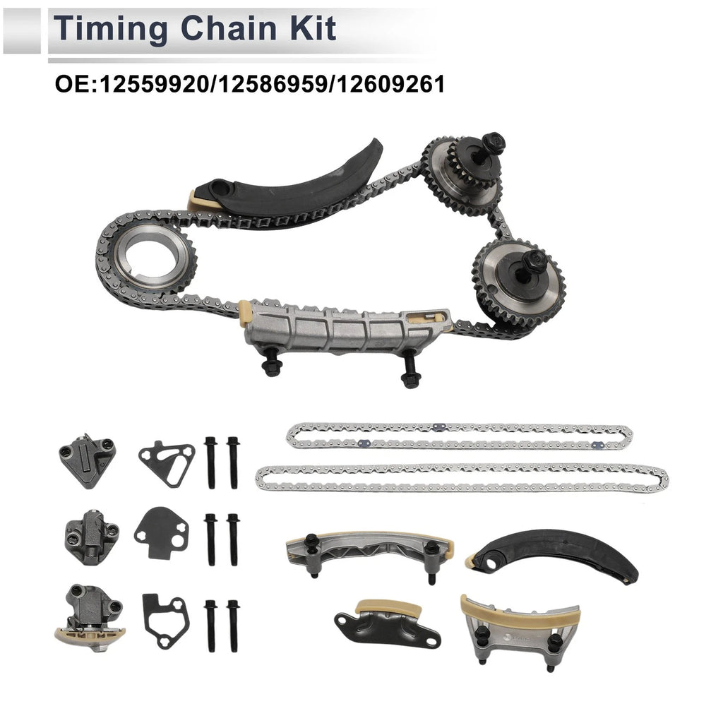Timing Chain Kit Replacement for GMC Acadia Chevrolet Traverse (2013–2019)