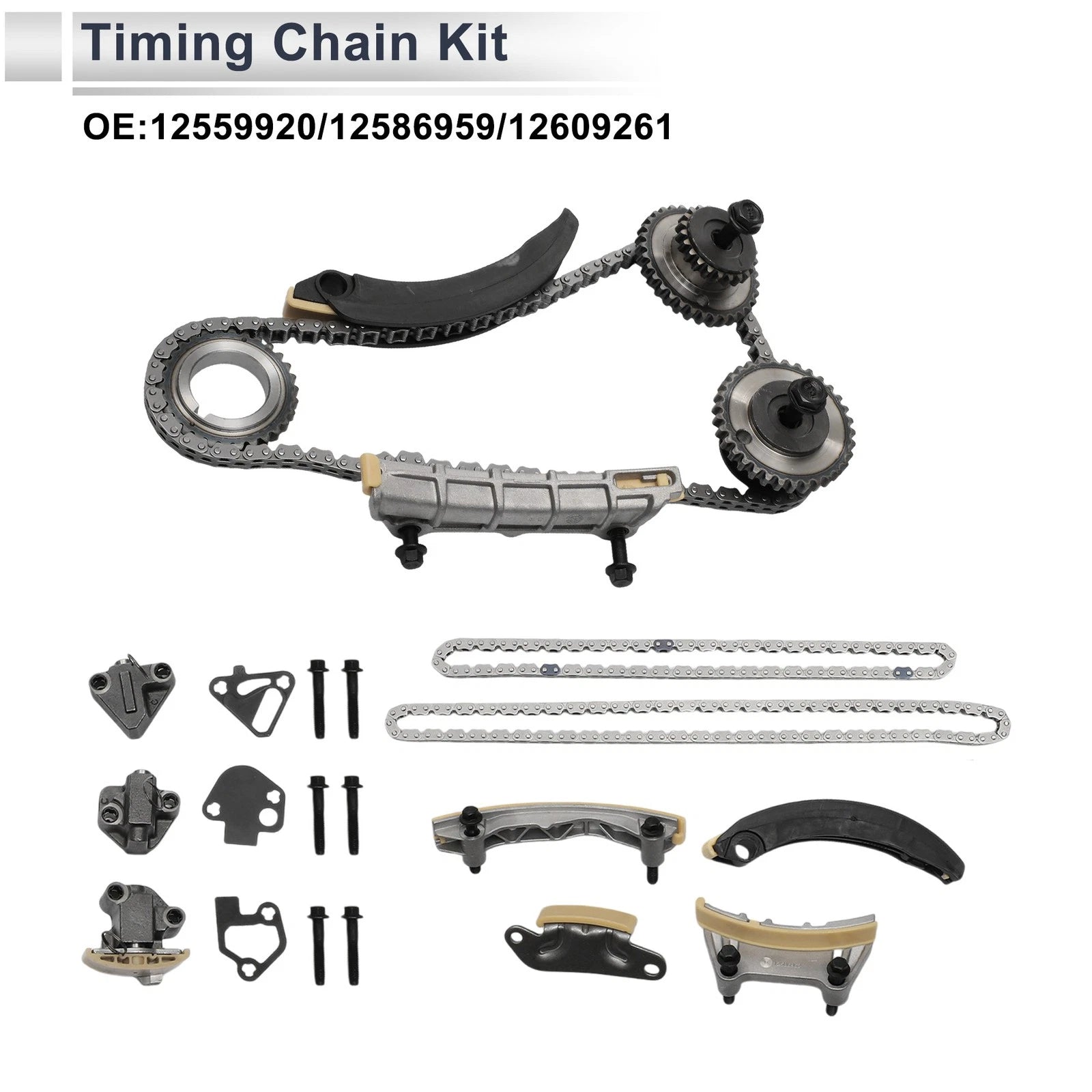 Timing Chain Kit Replacement for GMC Acadia Chevrolet Traverse (2013–2019)