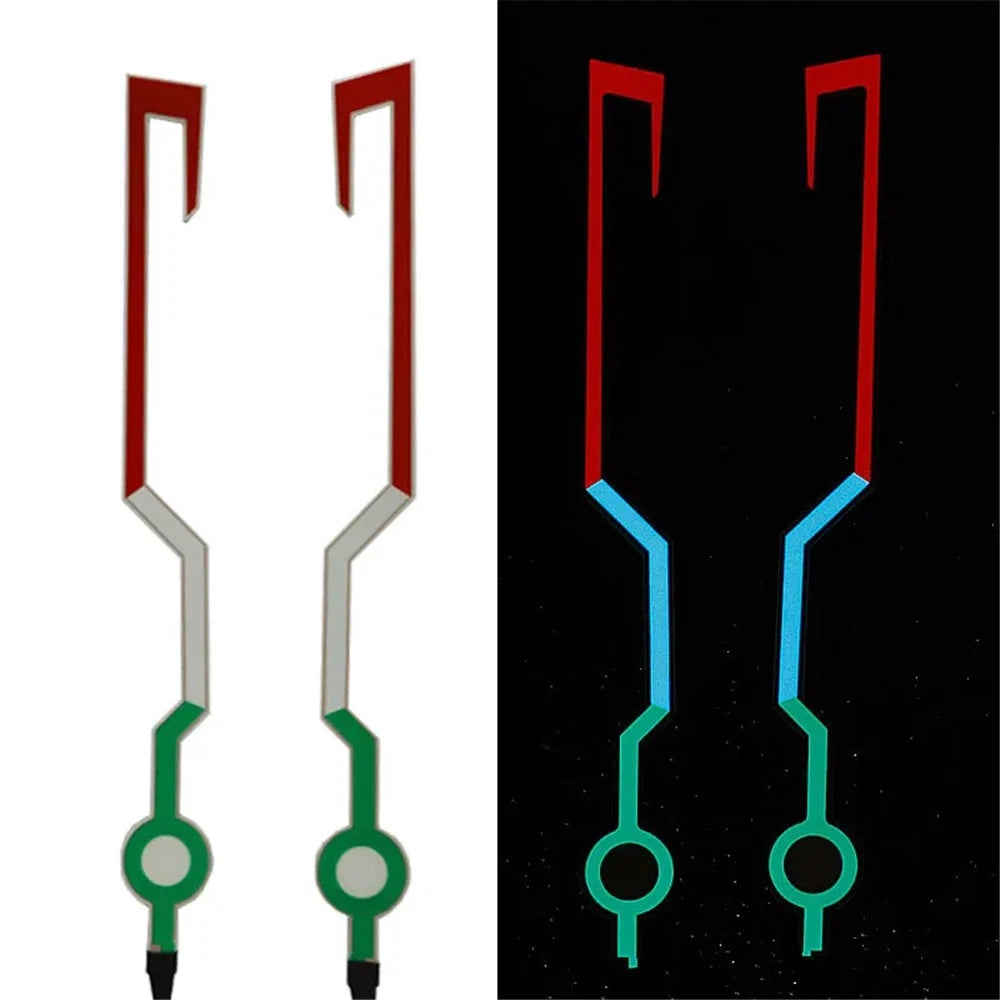 Luminous Waterproof Strip for Motorcycle Helmet (Does Not Apply)