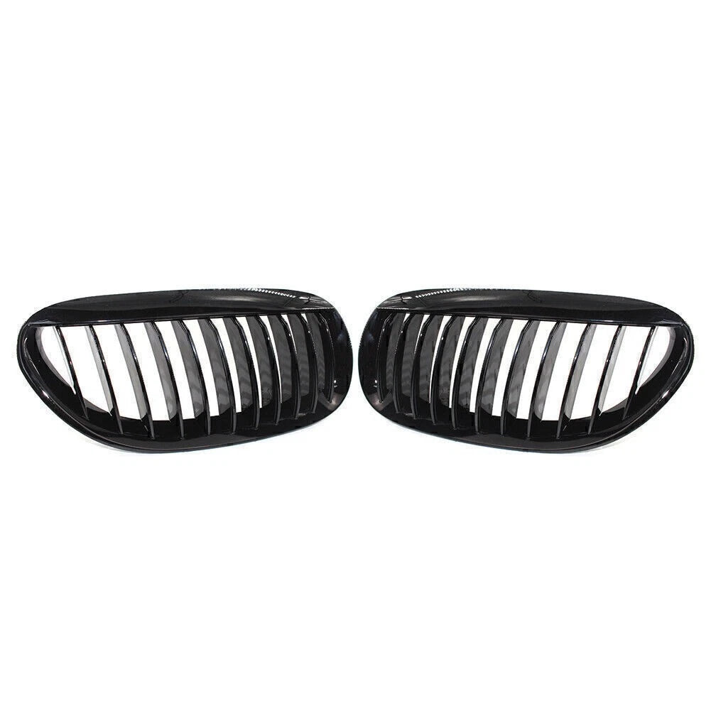 Front Bumper Upper Grill Mesh Grille for BMW M6 E63 E64 (2006–2010) Black