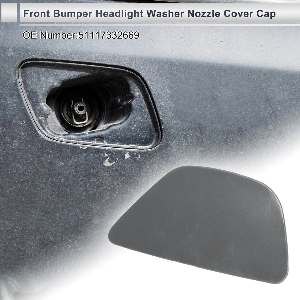 Front Left Bumper Headlight Washer Nozzle Cover Cap for BMW 535i (2011–2016)