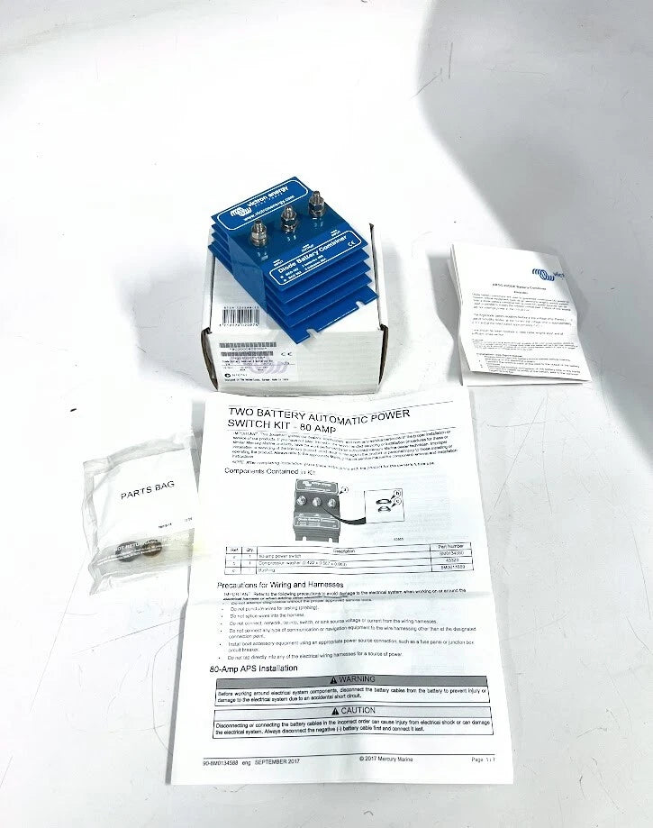 2X Battery Combination Kit for Mercury (1987–1987) 87-8M0134380