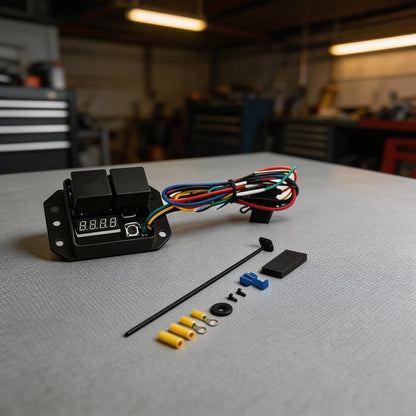 12V Digital Temperature Controlled Fan Switch Kit for ATV UTV Motorcycle EV