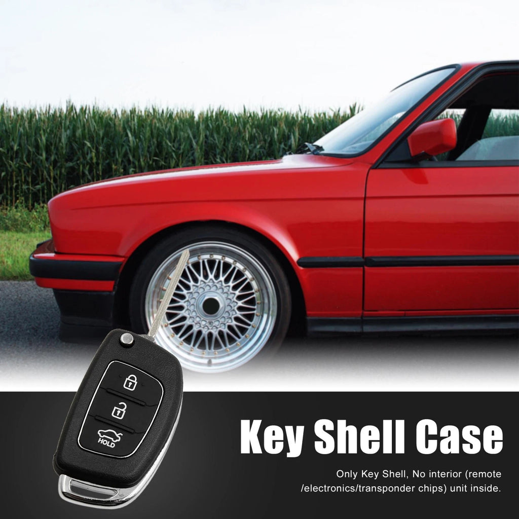 Replacement Key Fob Shell Case for Hyundai Santa Fe 2013–2015 3 Button