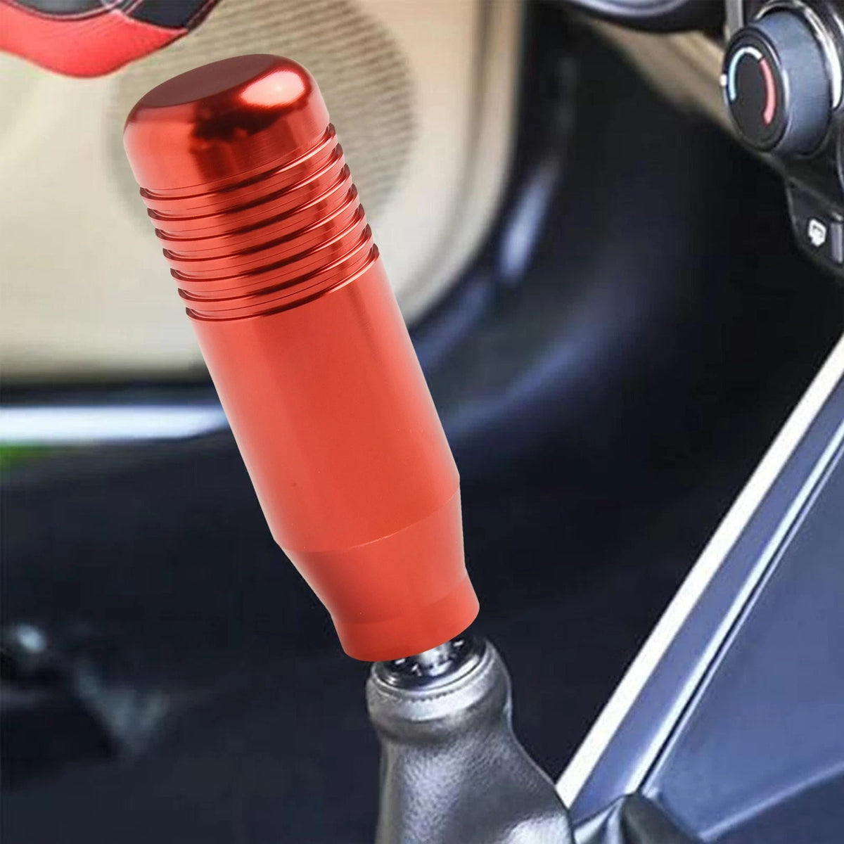 Customizable Gear Shift Knob for Cars (8.5 cm, Three Adapter Sizes)