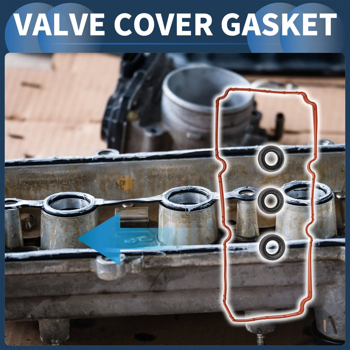 Valve Cover Gasket Set Replacement for Dodge Charger (2007–2010)