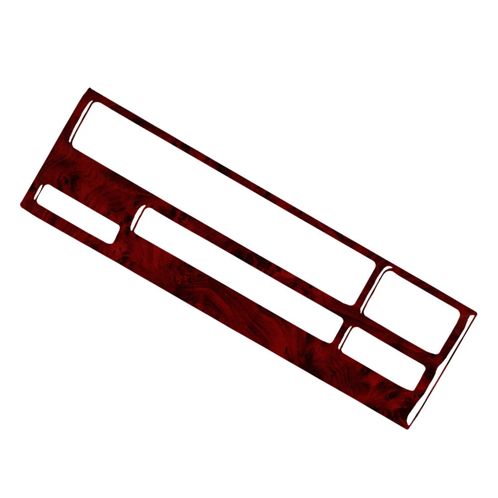 1pc Red Wood Grain CD Button Panel Trim for BMW 3 Series E36 (1994–1996)