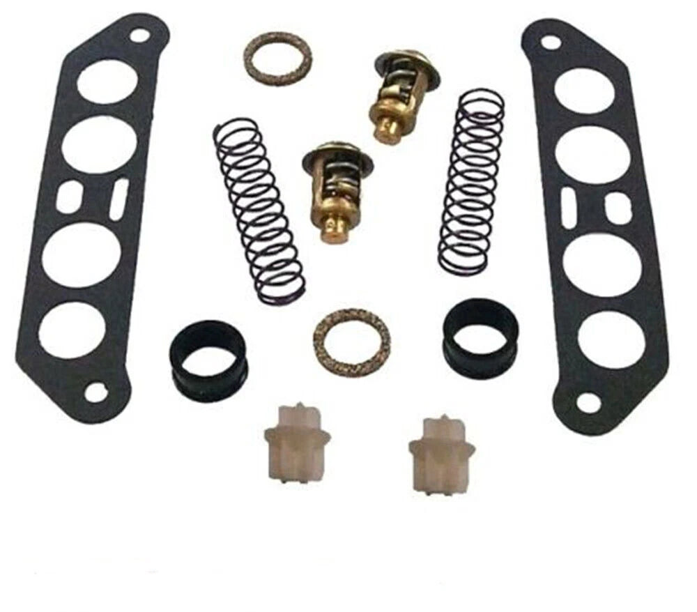 Thermostat Repair Kit for Johnson Evinrude 85-140 HP (1985–1995) 18-3673 340975 340976