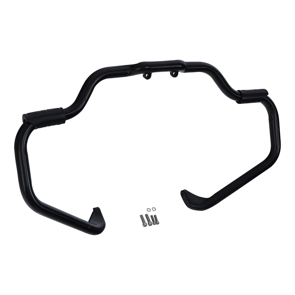 Chrome/Black Mustache Engine Guard Crash Bar for Indian Chieftain (2014–2023)