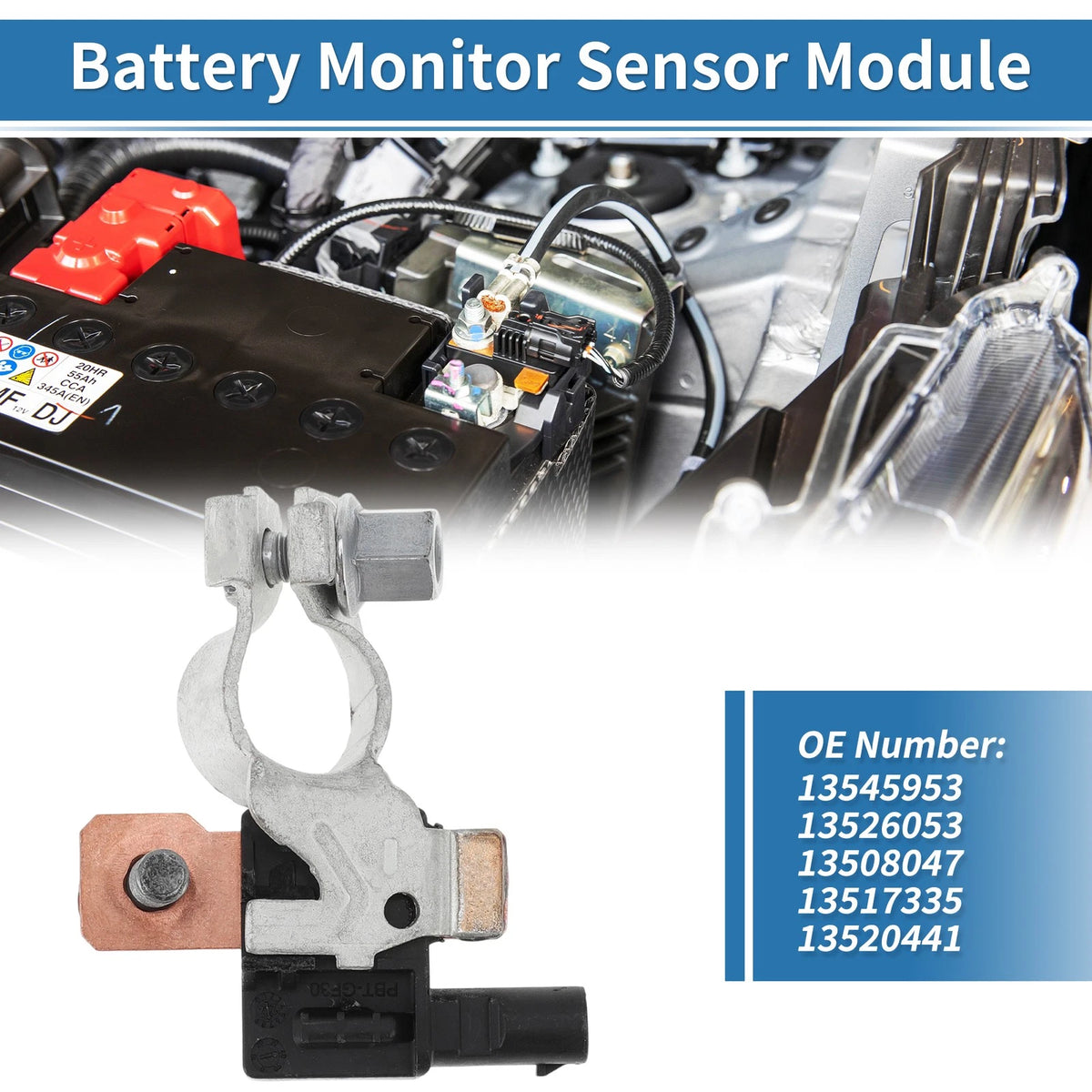 Battery Sensor No.13545953 for Chevrolet Silverado 1500 (2019–2022)