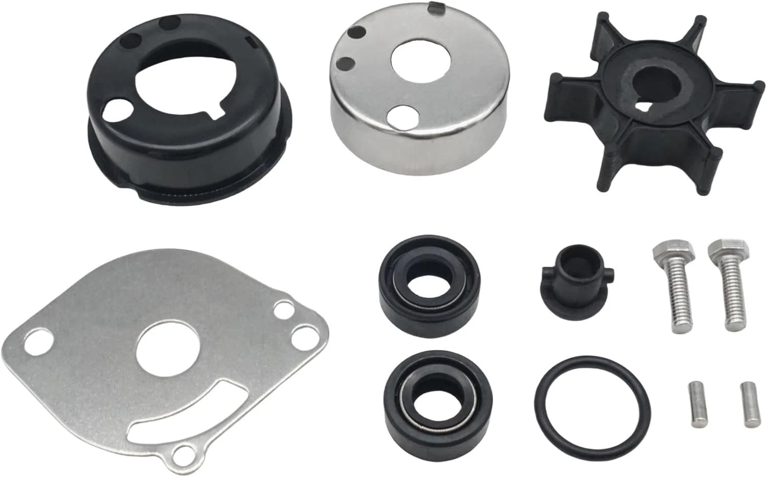 Water Pump Impeller Repair Kit 6A1-W0078-02 for Yamaha Outboard (2 HP)